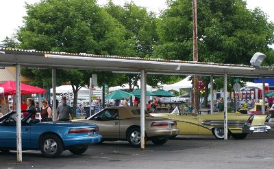 The classic and custom car show during Meeker Days in Puyallup, Washington.