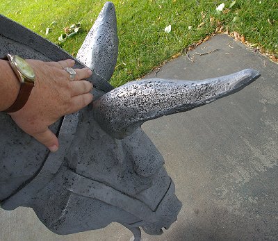 The Richard Beyer donkey in Renton, Washington.